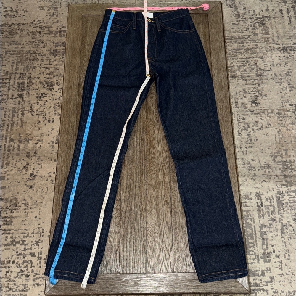Frame Le Italien True Straight High Rise Jeans Rinse - Picture 11 of 13